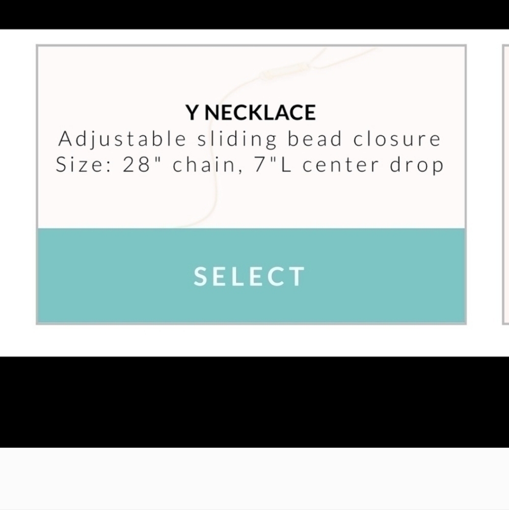 Kendra Scott Lily Y necklace in gold with mint dichroic glass. new with … - Picture 8 of 8